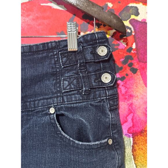 Almost Famous Jean Shorts - Size 13 - Color Dark Blue - Picture 2 of 7